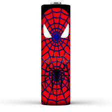 Spider Man 18650 Battery Wrap