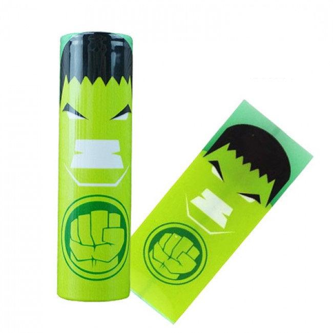 The Hulk 18650 Battery Wraps