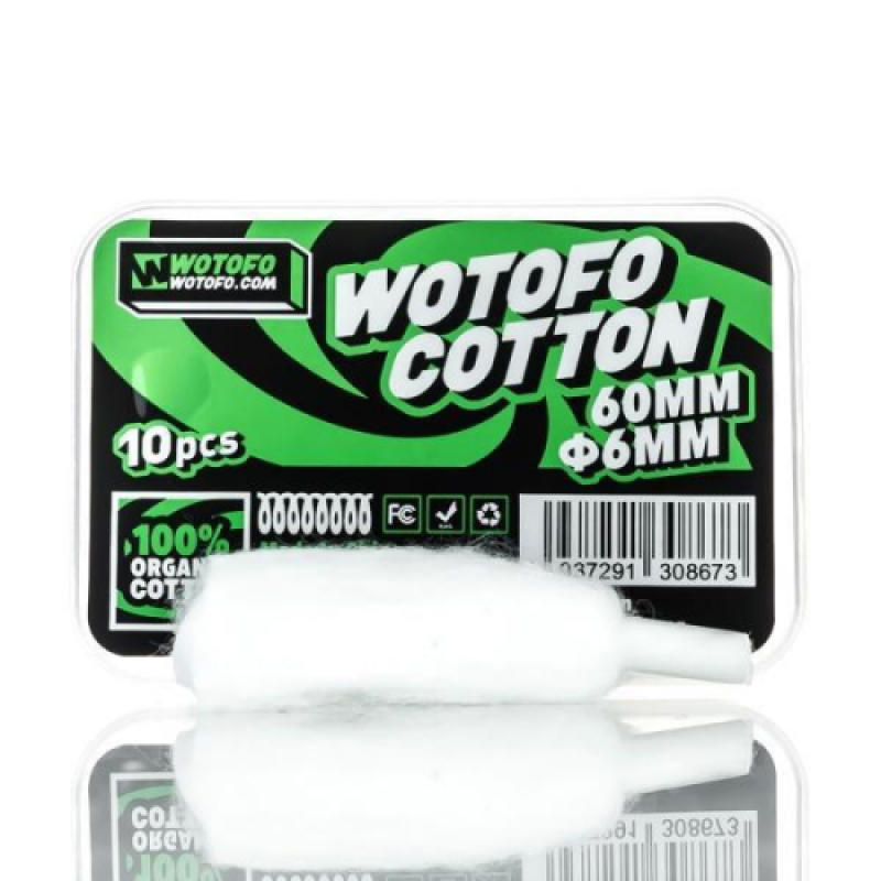 Wotofo Xfiber Cotton for profile 10pcs 60mm 6mm