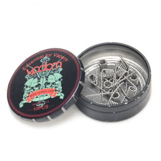 VPDAM Super Clapton 0.7 ohm Prebuilt Coils (10pcs)