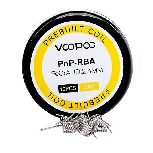 Voopoo PnP-RBA 2.4mm 0.6 ohm Prebuilt Coils