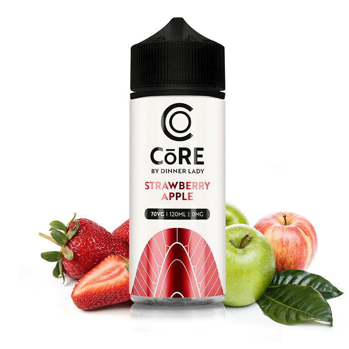 Core By Dinner Lady Strawberry Apple 3mg 120ml