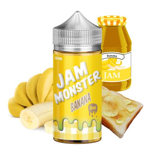 Jam Monster - Peanut Butter & Banana Jam | 3mg 100ml