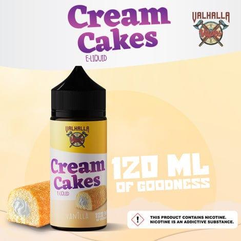 Valhalla Cream Cakes Vanilla 2mg 120ml