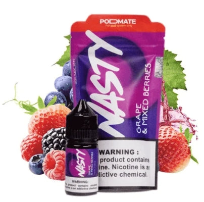 Nasty Juice – Nasty PodMate Salts - Grape & Mixed Berries 50mg