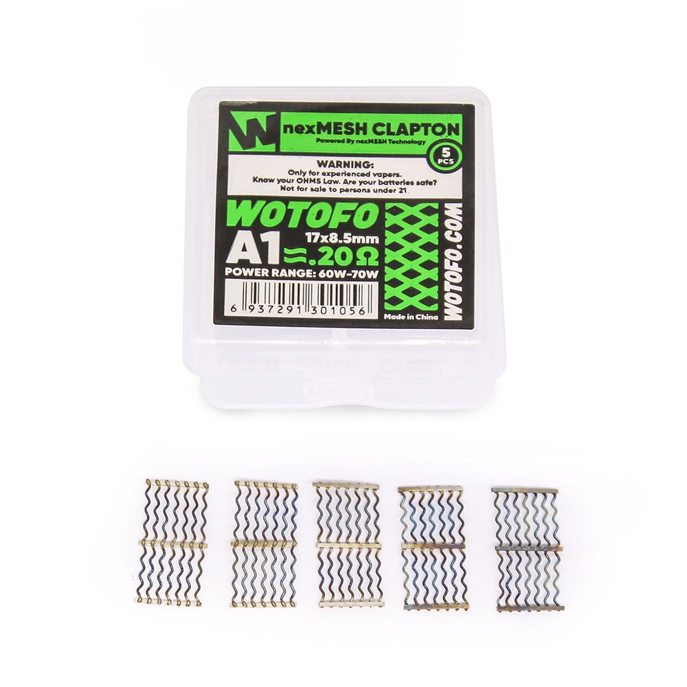 Wotofo A1 0.2 ohm NexM Clapton (5 Pcs)