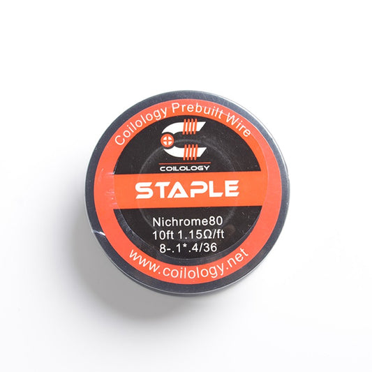 Coilology Ni80 Staple (0.1 x 0.3mm x 8 / 36 AWG) 1.53 ?/ft – 3 Metre Spool (10ft)