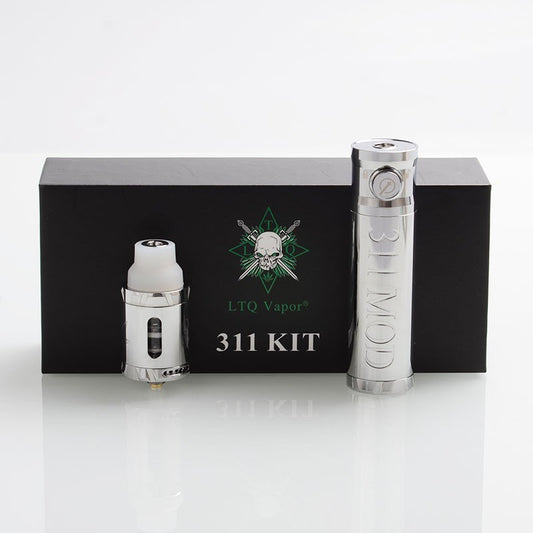 LTQ Vapor 311 Kit Wax Dry Herb Vaporizer (Silver)