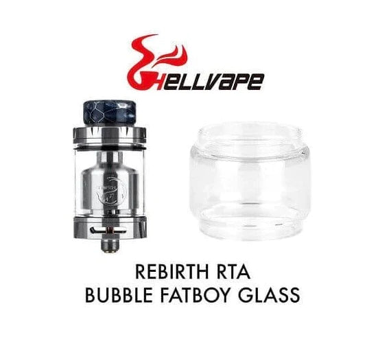 Hellvape Rebirth RTA Pyrex Glass (5ml) – Cloudy Vape Co. Umhlanga.
