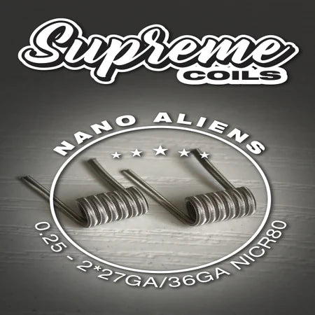 Supreme Coils Nano Aliens 0.25 ohm 3mm Coil